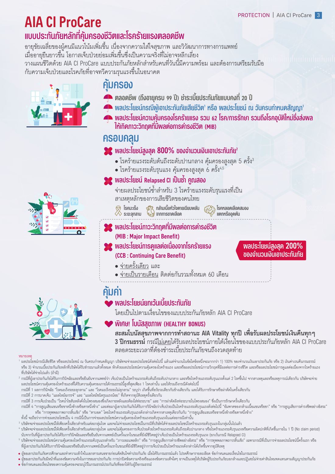 AIA CI ProCare โบรชัวร์ หน้า 3