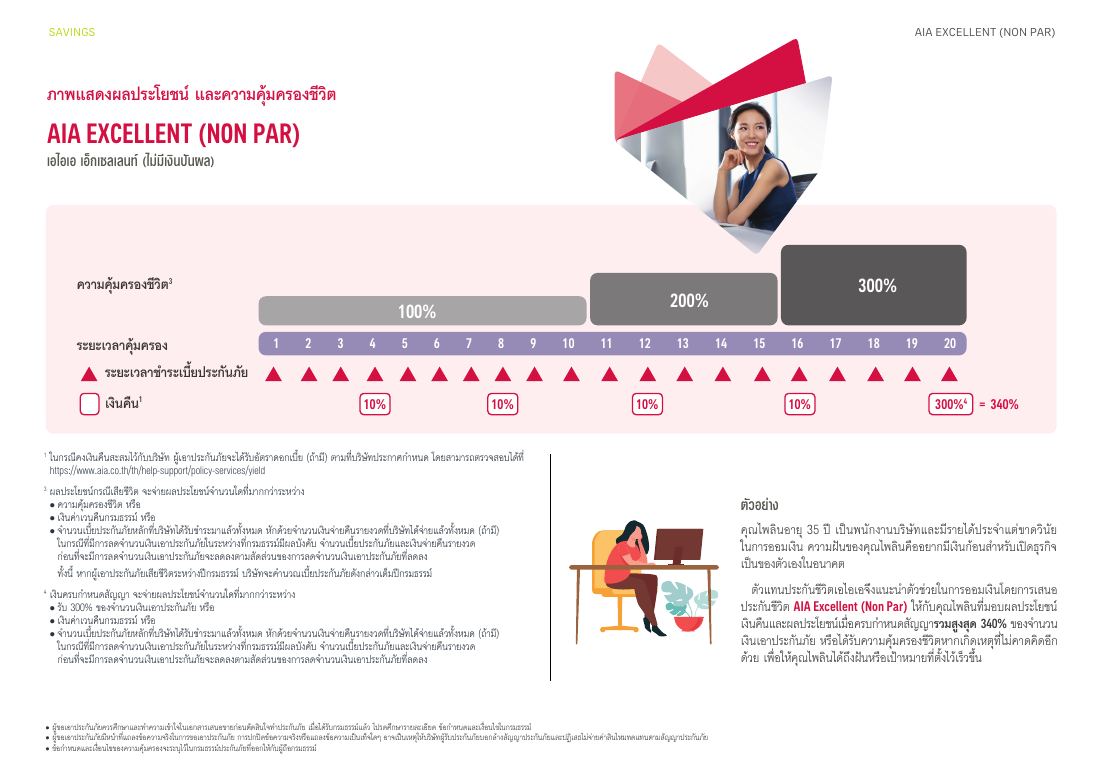 AIA Excellent (Non Par) โบรชัวร์ หน้า 3